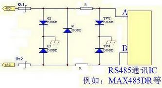 RS485防雷保护设计图